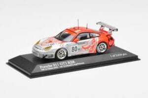 Porsche 911 997 GT3 RSR Flying Lizard #80 S. Neiman / P. Long / J. Van Overbeek 24 Hours of Le Mans 2006 Minichamps 1:43 4000 - imagen 2 de 4