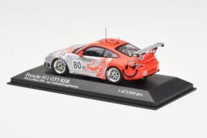 Porsche 911 997 GT3 RSR Flying Lizard #80 S. Neiman / P. Long / J. Van Overbeek 24 Hours of Le Mans 2006 Minichamps 1:43 4000 - imagen 3 de 4