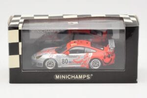 Porsche 911 997 GT3 RSR Flying Lizard #80 S. Neiman / P. Long / J. Van Overbeek 24 Hours of Le Mans 2006 Minichamps 1:43 4000 - imagen 4 de 4