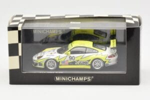 Porsche 911 997 GT3 RSR Krohn Racing #90 J. Bergmeister / T. Jonsson / T. Krohn 24 Hours of Le Mans 2006 Minichamps 1:43 4000 - imagen 4 de 4