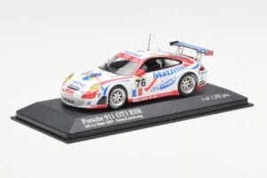 Porsche 911 997 GT3 RSR Matmut #76 P. Narac / R. Lietz / P. Long 24 Hours of Le Mans 2007 Minichamps 1:43 400076776 Metal - imagen 2 de 4