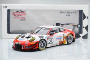 Porsche 911 GT3 R Frikadelli Racing Team #31 M. Arnold / I. Fernandez Winners VLN Round 3 2018 Minichamps 1:18 153186991 Meta - imagen 6 de 6