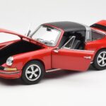 Porsche 911 Targa S Rojo Schuco 1:18 450036200 - image 2 of 9