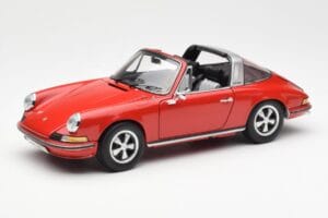 Porsche 911 Targa S Rojo Schuco 1:18 450036200 Metal - imagen 3 de 9