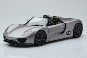 Porsche 918 Spyder Prototipo Gris Metalizado Minichamps 1:18