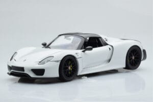 Porsche 918 Spyder Weissach Package Blanco Con Llantas Negras Minichamps 1:18 113062443 Metal - imagen 4 de 9