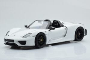 Porsche 918 Spyder Weissach Package Blanco Con Llantas Negras Minichamps 1:18 113062443