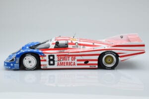 Porsche 956L Spirit of America #8 G. Follmer / J. Morton / K. Miller 24 Hours of Le Mans 1986 Minichamps 1:18 180866508 Metal - imagen 4 de 8