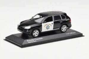 Porsche Cayenne 9PA Highway Patrol Minichamps 1:43 400066291 Metal - imagen 2 de 4