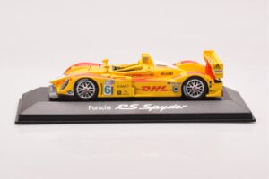 Porsche RS Spyder #6 DHL R. Briscoe / S. Maassen / J-F. Colard ALMS 2007 Minichamps 1:43