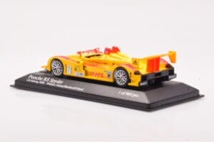 Porsche RS Spyder LMP2 #7 R. Dumas / T. Bernhard / E. Collard Sebring 12 Hours Winners 2008 Minichamps 1:43 400086807 Metal - imagen 3 de 4