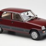 Renault 5 GTL Bordeaux Rojo Otto 1:18 OT1059 - image 4 of 6
