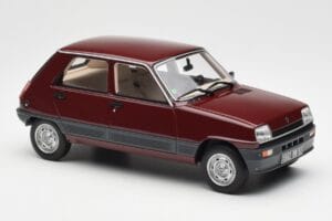 Renault 5 GTL Bordeaux Rojo Otto 1:18 OT1059 Resina - imagen 4 de 6