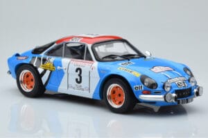 Alpine A110 #3 B. Darniche / A. Mahe Tour de Corse 1973 IXO 1:18 18RMC062B Metal - imagen 4 de 6