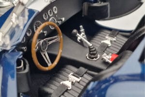 Shelby Cobra 427 S/C Azul Oscuro Kyosho 1:18 08048DBL Metal - imagen 7 de 9