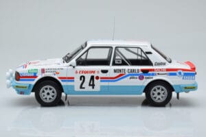 Skoda 130 L Night Version #24 J. Augland Rally Monte Carlo 1987 IXO 1:18 18RMC156 Metal - imagen 3 de 6