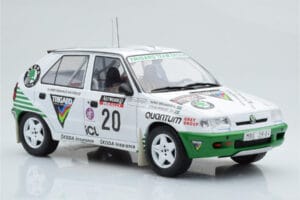 Skoda Felicia #20 S. Blomqvist / B. Cederberg Rally RAC Lombard 1995 IXO 1:18 18RMC147 Metal - imagen 4 de 6
