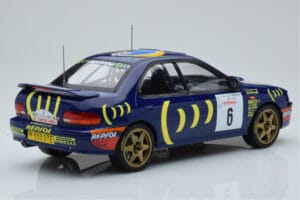 Subaru Impreza 555 #6 P. Liatti / C. Cassina Tour de Corse 1995 IXO 1:18 18RMC063C Metal - imagen 2 de 6