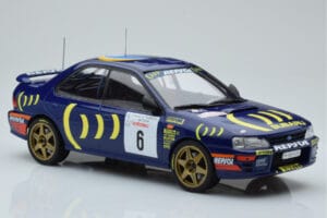 Subaru Impreza 555 #6 P. Liatti / C. Cassina Tour de Corse 1995 IXO 1:18 18RMC063C Metal - imagen 4 de 6