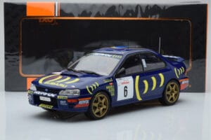 Subaru Impreza 555 #6 P. Liatti / C. Cassina Tour de Corse 1995 IXO 1:18 18RMC063C Metal - imagen 6 de 6