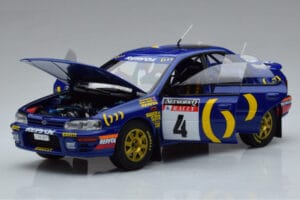 Subaru Impreza #4 C. McRae / D. Ringer Winner RAC Rally 1994 Kyosho 1:18 08962A Metal - imagen 2 de 9