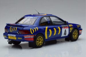 Subaru Impreza #4 C. McRae / D. Ringer Winner RAC Rally 1994 Kyosho 1:18 08962A Metal - imagen 3 de 9