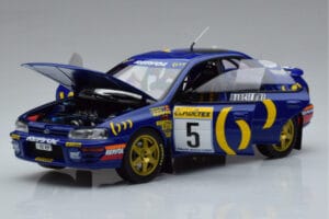 Subaru Impreza #5 C. Sainz / L. Moya 2nd Place Rally Monte Carlo 1995 Kyosho 1:18 08962B Metal - imagen 2 de 9