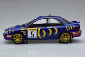 Subaru Impreza #5 C. Sainz / L. Moya 2nd Place Rally Monte Carlo 1995 Kyosho 1:18 08962B Metal - imagen 4 de 9