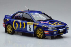 Subaru Impreza #5 C. Sainz / L. Moya 2nd Place Rally Monte Carlo 1995 Kyosho 1:18 08962B Metal - imagen 5 de 9