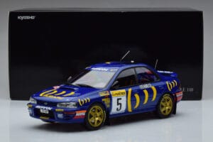 Subaru Impreza #5 C. Sainz / L. Moya 2nd Place Rally Monte Carlo 1995 Kyosho 1:18 08962B Metal - imagen 9 de 9