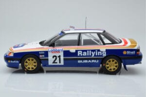 Subaru Legacy RS #21 C. McRae / D. Ringer RAC Rally 1991 IXO 1:18 18RMC080B Metal - imagen 3 de 6