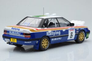 Subaru Legacy RS Night Version #6 M. Alen / I. Kivimaki RAC Rally 1991 IXO 1:18 18RMC080A Metal - imagen 2 de 6