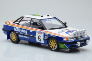 Subaru Legacy RS Night Version #6 M. Alen / I. Kivimaki RAC Rally 1991 IXO 1:18 18RMC080A Metal - imagen 4 de 6