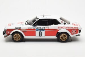 Toyota Celica 2000 GT RA21 #8 H. Mikkola / A. Hertz Lombard RAC Rally 1977 Otto 1:18 OT1044 Resina - imagen 3 de 6