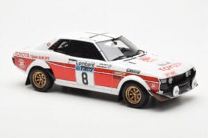 Toyota Celica 2000 GT RA21 #8 H. Mikkola / A. Hertz Lombard RAC Rally 1977 Otto 1:18 OT1044 Resina - imagen 4 de 6