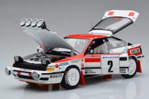 Toyota Celica GT-Four ST165 #2 C. Sainz / L. Moya Winner Rally Monte Carlo 1991 Kyosho 1:18 08961B Metal - imagen 2 de 12