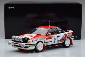 Toyota Celica GT-Four ST165 #2 C. Sainz / L. Moya Winner Rally Monte Carlo 1991 Kyosho 1:18 08961B Metal - imagen 12 de 12