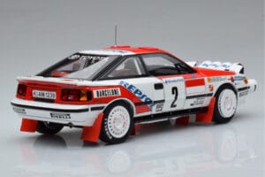 Toyota Celica GT-Four ST165 #2 C. Sainz / L. Moya Winner Rally Monte Carlo 1991 Kyosho 1:18 08961B Metal - imagen 3 de 12