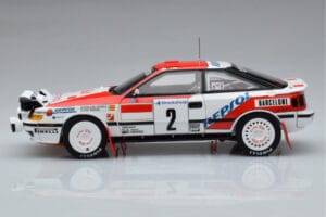 Toyota Celica GT-Four ST165 #2 C. Sainz / L. Moya Winner Rally Monte Carlo 1991 Kyosho 1:18 08961B Metal - imagen 4 de 12