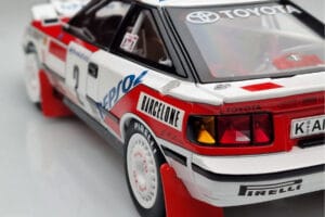 Toyota Celica GT-Four ST165 #2 C. Sainz / L. Moya Winner Rally Monte Carlo 1991 Kyosho 1:18 08961B Metal - imagen 9 de 12