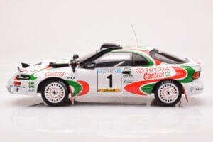 Toyota Celica Turbo 4WD ST185 #1 J. Kankkunen / J. Piironen Safari Rally 1993 IXO 1:18 18RMC150A Metal - imagen 3 de 6