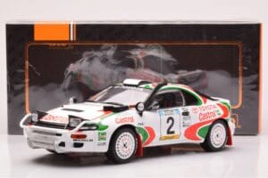 Toyota Celica Turbo 4WD ST185 #2 M. Alén / I. Kivimäki Safari Rally 1993 IXO 1:18 18RMC150B Metal - imagen 6 de 6