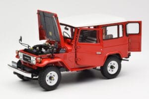 Toyota Land Cruiser FJ40 Van Rojo Kyosho 1:18 08971R Metal - imagen 2 de 8
