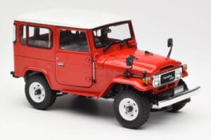 Toyota Land Cruiser FJ40 Van Rojo Kyosho 1:18 08971R Metal - imagen 6 de 8
