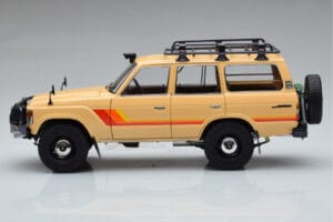 Toyota Land Cruiser 60 Beige Con Piezas Opcionales Kyosho 1:18 08956XBE Metal - imagen 4 de 12