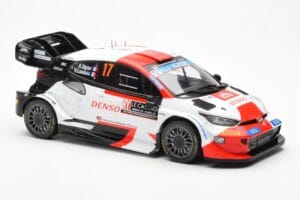 Toyota GR Yaris Rally1 #17 S. Ogier / B. Veillas Rally Monte Carlo 2023 IXO 1:18 18RMC152A Metal - imagen 4 de 6