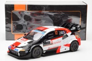 Toyota GR Yaris Rally1 #17 S. Ogier / B. Veillas Rally Monte Carlo 2023 IXO 1:18 18RMC152A Metal - imagen 6 de 6