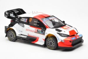 Toyota GR Yaris Rally1 #17 S. Ogier / V. Landais Safari Rally Kenya 2023 IXO 1:18 18RMC173A Metal - imagen 4 de 6