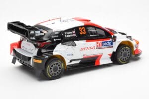 Toyota GR Yaris Rally1 #33 E. Evans / S. Martin Rally Finland 2023 IXO 1:18 18RMC174A Metal - imagen 2 de 6