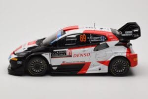 Toyota GR Yaris Rally1 #69 K. Rovanpera / J. Halttunen Rally Monte Carlo World Champion 2023 IXO 1:18 18RMC152B Metal - imagen 3 de 6
